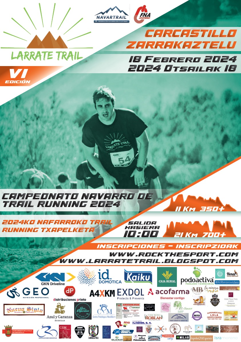 Atletas que optan al Campeonato Navarro Trail Running